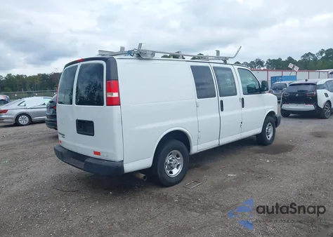 2013 Chevrolet Express 2500 Work Van из США, поврежденный, VIN 1GCWGFCA2D1158787